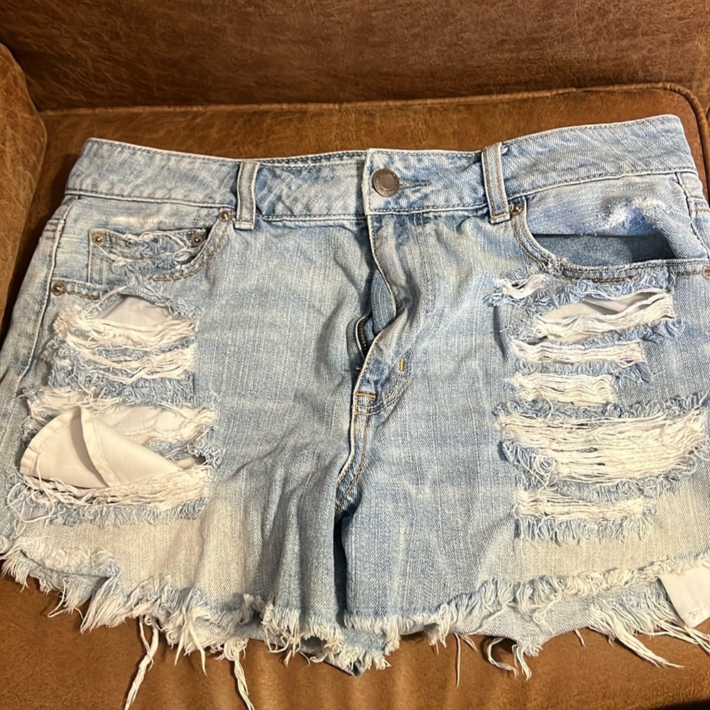 American Eagle Vintage Hi-Rise Festival shorts